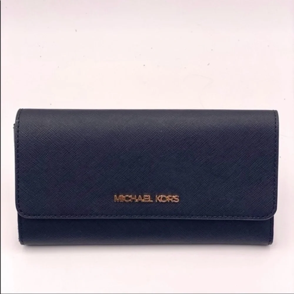 Michael Kors Trifold Wallet Black - Picture 6 of 7